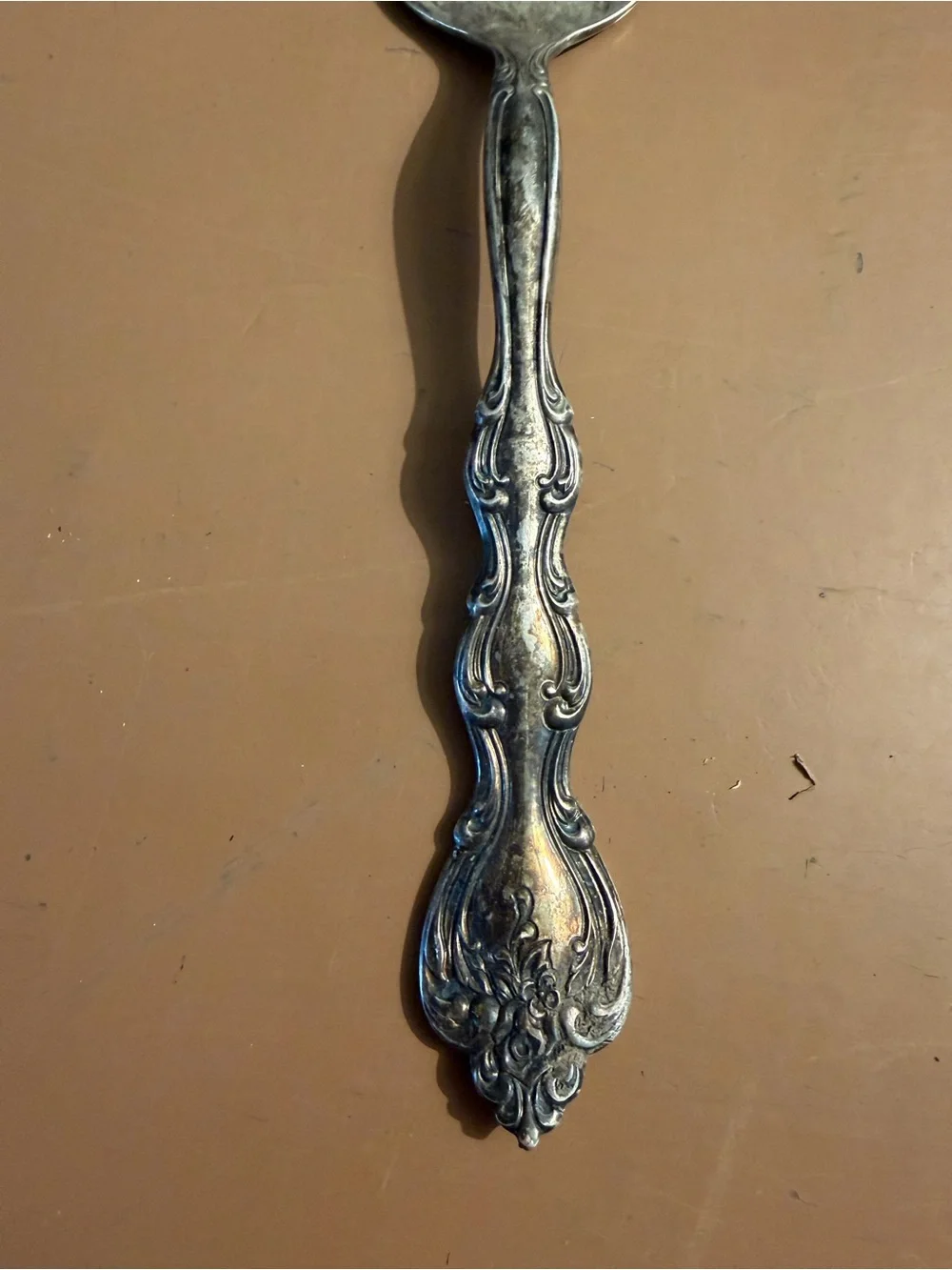 Vintage Ornate Silver-Plated Pie Server - Silver